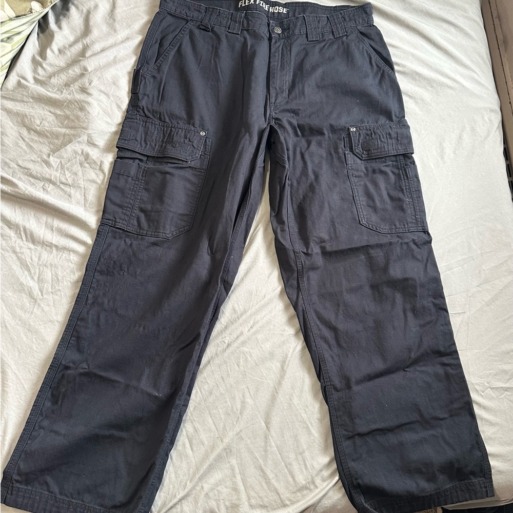 Duluth Mens Black Cargo Pants